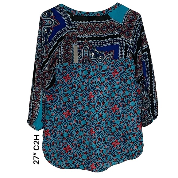 Boho Casual Pullover Blouse, Women’s L - Picture 2 of 2